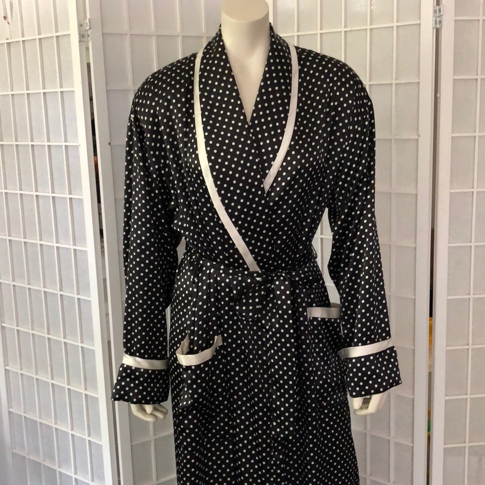 Victoria Secret Polka Dot Robe szS